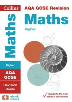 Image of AQA GCSE maths Higher tier Revision guide by Collins GCSE