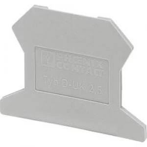 Image of Phoenix Contact 3001022 D UK 25 End Cover Grey