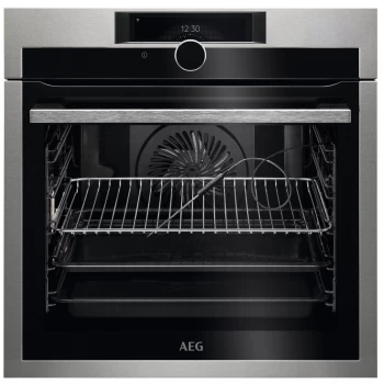 image of AEG BPE948730M Integrated Electric Single Oven