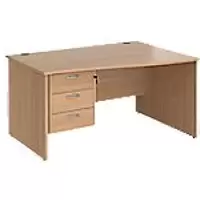 Image of Dams International Wave Desk MP14WRP3B 1,400 x 725 x 800 - 990 mm