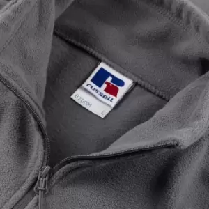 Image of Russell Mens Full Zip Outdoor Fleece Jacket (4XL) (Convoy Grey)