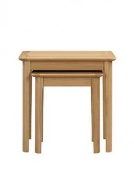 image of Julian Bowen Cotswold Ready Assembled Nest Of 2 Tables