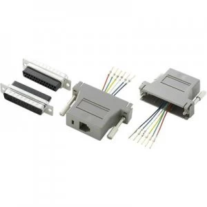Image of D SUB adapter D SUB plug 25 pin RJ12 socketConrad Components1 pcs