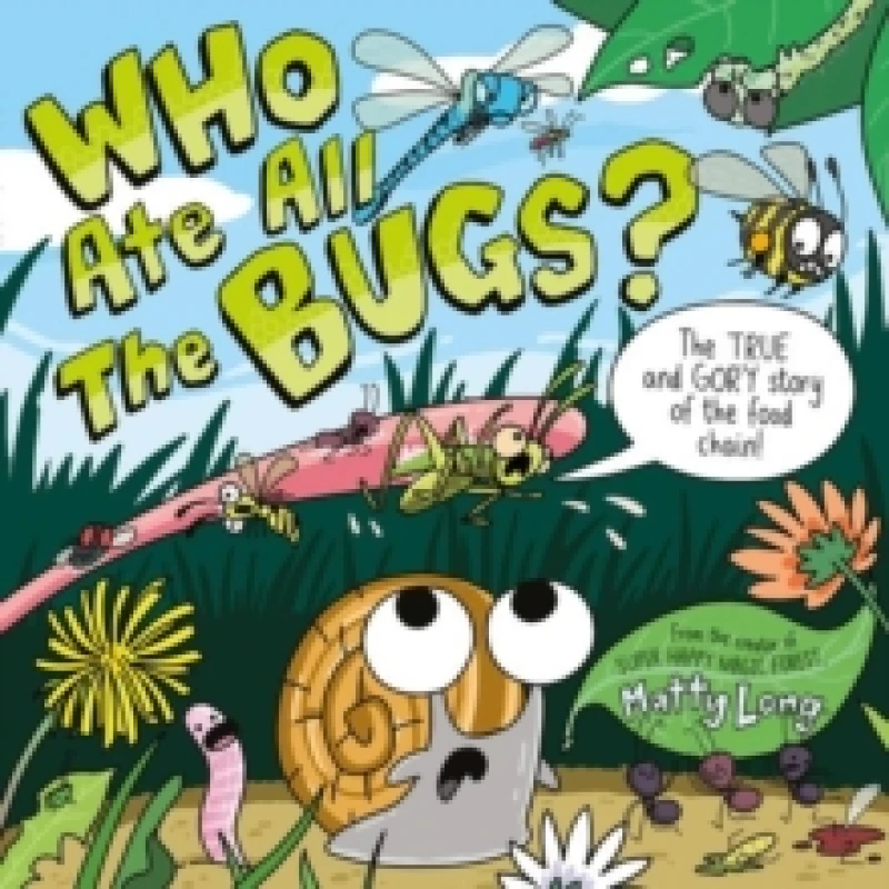 Image of Matty Long Who Ate all the Bugs? Book Multi unisex