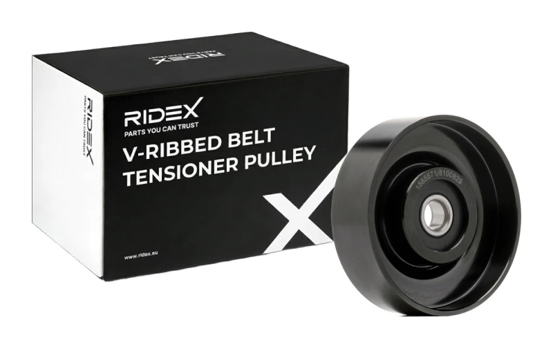 Image of RIDEX 310T0085 Tensioner Pulley Tensioner Pulley,v-ribbed belt (310)