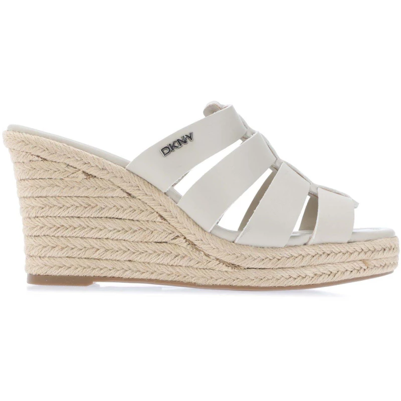 Image of DKNY Cintera Wedge Sandals White female UK 5.5
