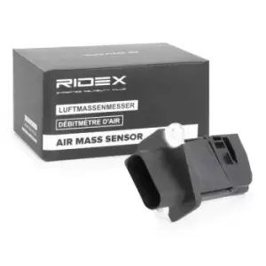 Image of RIDEX Mass air flow sensor VW,AUDI,SKODA 3926A0219 06F906461A,06F906461B,06F906461A 06F906461B,06F906461A,06F906461B,06F906461A,06F906461B