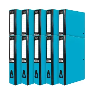 Image of Pukka Brights Box File Foolscap Blue Box of 10