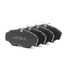 Image of A.B.S. Brake pad set OPEL,RENAULT,NISSAN 37287 4106000Q1F,4106000QAE,7701054771 1605198,1605215,4414021,4414519,9199257,93173641,93192063,95599219