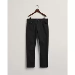 Image of Gant Regular Fit Desert Jeans - Black