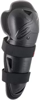 Image of Alpinestars Bionic Action Knee Protectors, black, black, Size One Size
