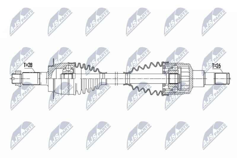 Image of NTY Drive shaft NTY NPW-SU-079
