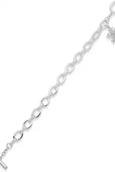 Image of Anne Klein Snowflake Charm Bracelet 60555523-5ZU