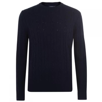 image of Howick Andover Crew Neck Jumper - Navy