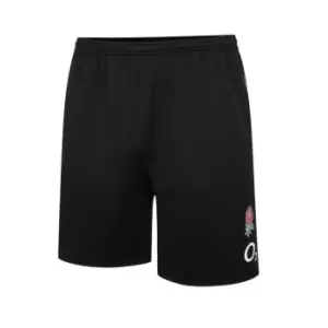 image of Umbro England Rugby Knit Shorts Mens - Black