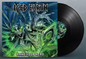 image of Iced Earth Bang Your Head LP black