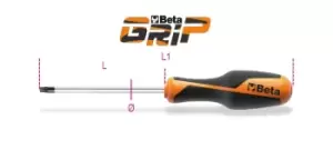 Image of Beta Tools 1267TX Beta GRIP Torx Screwdriver Non-Slip T10 012670010