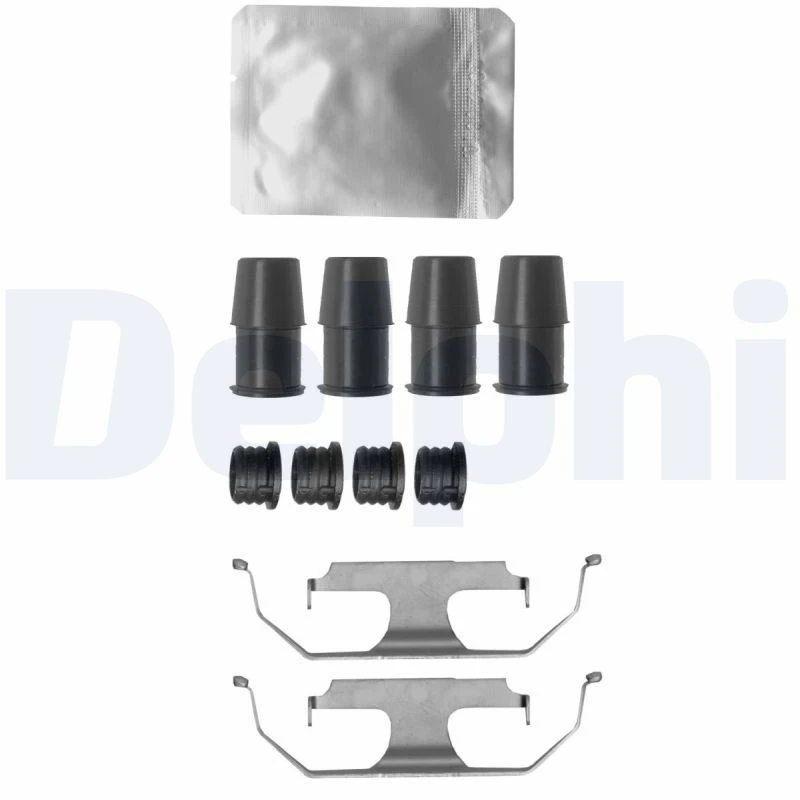 Image of DELPHI Brake pad fitting kit DELPHI LX0643