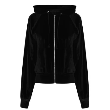 Image of Miso Miso Velour Jacket Ladies - Black