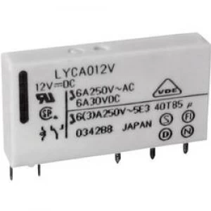 image of PCB relays 5 Vdc 6 A 1 change over Fujitsu FTR LYC