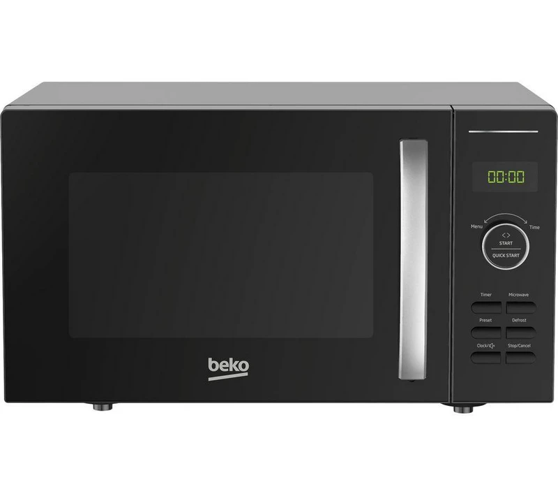 image of Beko Compact Solo MOF25310B 28cm High, Freestanding Small Microwave - Black