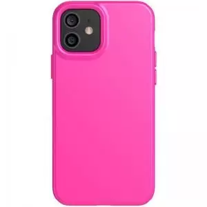 Image of Tech 21 Studio Colour Fuchsia Apple iPhone 12 and 12 Pro Mobile Phone