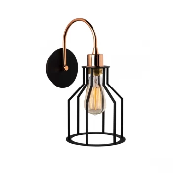 image of Fellini - MR - 814 Black Copper Wall Lamp