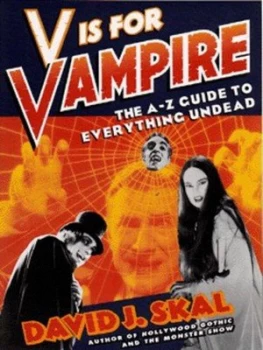 Image of V Is for Vampire by David J Skal Book