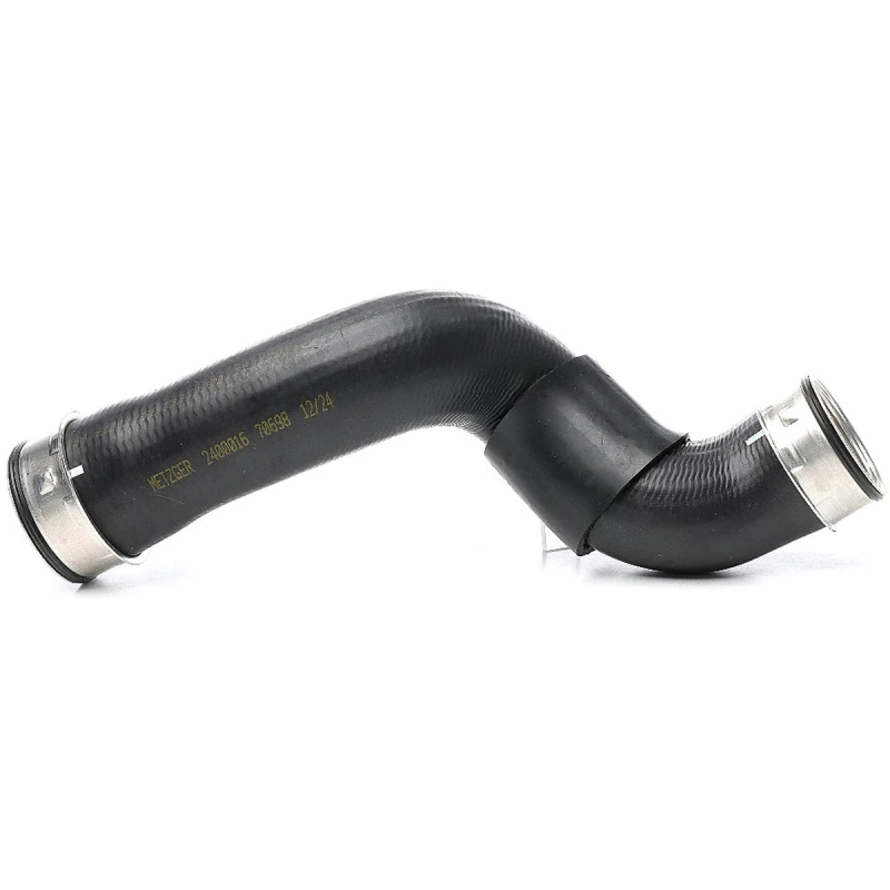 Image of METZGER 2400016 Turbocharger Hose with quick couplers, Rubber with fabric lining Rubber with fabric lining Charger Intake Hose (3314)