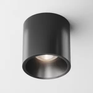 Image of Maytoni Alfa LED Dimmable Surface Mounted Downlight Black, 900lm, 4000K