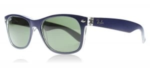 Image of Ray-Ban RB2132 Sunglasses Matte Blue 6188 55mm