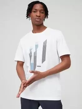 Image of BOSS Regular Fit T-Shirt - White Size M Men