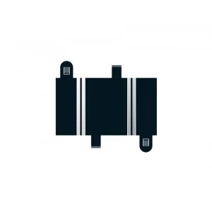 Image of Quarter Straight 87mm (Set Of 2) Scalextric Accessory Pack