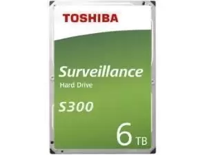 image of Toshiba S300 6TB 3.5" Surveillance Hard Drive (HDD)