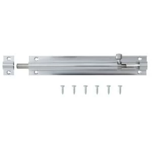 Image of BQ Chrome Plated Brass Barrel Bolt L152mm
