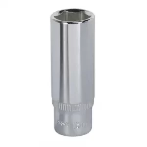 image of WallDrive Socket 13MM Deep 1/4" Sq. Drive Fully Polished