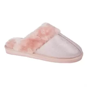 image of Sleepers Womens/Ladies Juliet Sparkle Slippers (3 UK) (Pink)