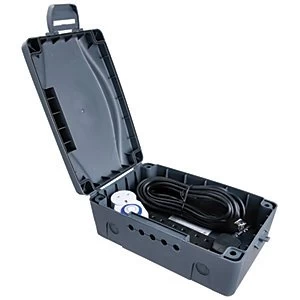 Image of Masterplug Weatherproof 4 Socket Extension Lead Box Kit 13A - 8m