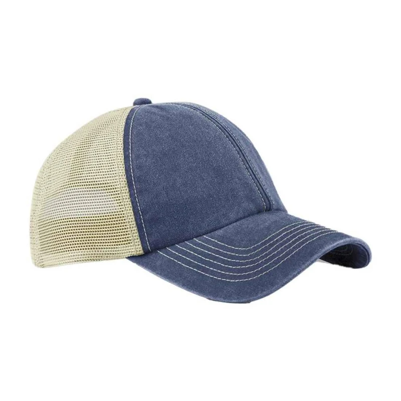 Image of Beechfield Beechfield Men Vintage 6 Panel Trucker Cap Multi One Size Male 5063693934491