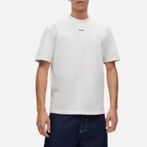 Image of HUGO Mens Dapolino Small Chest Logo T-Shirt - White - XXL