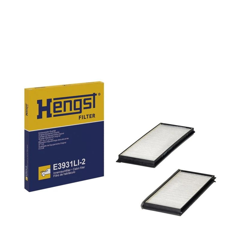 Image of HENGST FILTER E3931LI-2 Pollen filter Pollen Filter Filter,interior air (424)