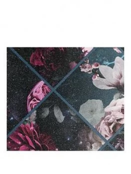 Image of Arthouse Floral Collage Glitter Vinyl Wallpaper