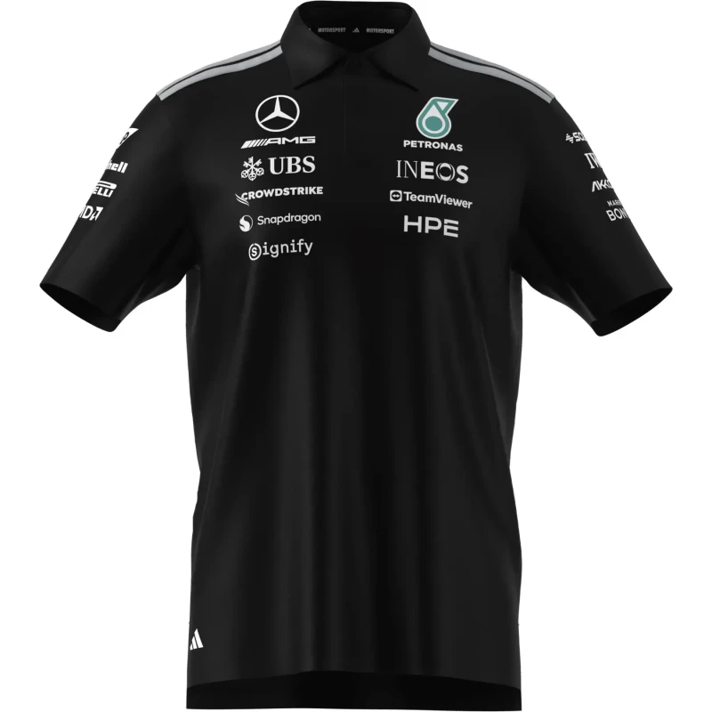 Image of Adidas Mercedes AMG Polo Petronas Formula One Team Engineers Noir Male S