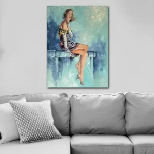 Image of 14547037_70100 Multicolor Decorative Canvas Painting