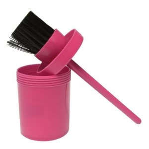 Roma Brights Hoof Brush and Bottle - Hot Pink