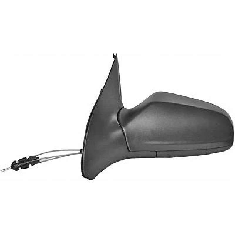 Image of DIEDERICHS 1806025 Wing mirror Left, black, Complete Mirror, Grained Outside Mirror (50)