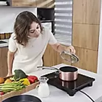 Image of Homcom Portable Induction Cooker Ceramic Black