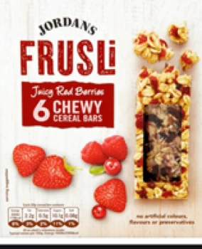 Image of Jordans Red Berries Bar - Multipack - (30g x 6)