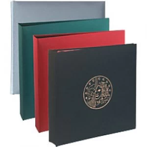Image of Coin Binder 24.5x25cm Burgundy 5 pages x 43 compartments