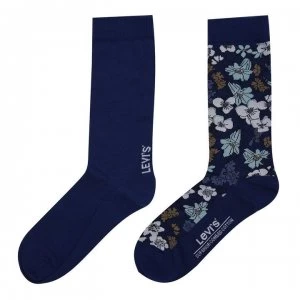 Image of Levis 2 Pack Socks - blue